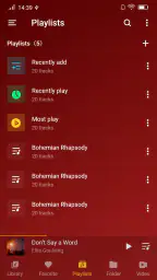 뮤직 플레이어 - 오디오 플레이어 및 베이스 부스터 screenshot