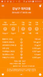 미세미세 - 미세먼지, 날씨, WHO기준, 알람, 위젯 screenshot