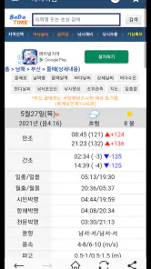 바다타임 (물때표, 조석예보, 바다날씨, 바다수온) screenshot