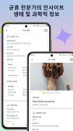 버섯 식별기 screenshot