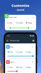 볼륨 제어 및 잠금 및 음소거 screenshot