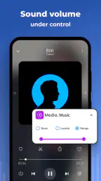 볼륨 제어 및 잠금 및 음소거 screenshot