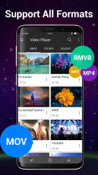 비디오 플레이어 Android 용 모든 형식 screenshot