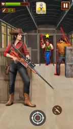 서부 서바이벌 슈팅 게임 screenshot