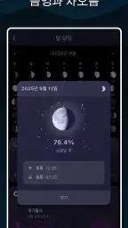 슈퍼문 - 달의 위상 캘린더 screenshot