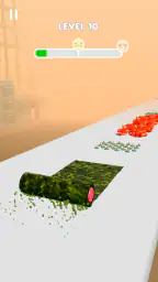 스시 롤 3D -  음식 게임 ASMR screenshot
