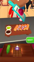 스시 롤 3D -  음식 게임 ASMR screenshot