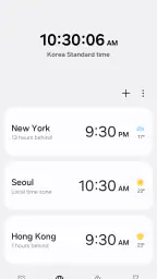 시계 screenshot