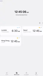 시계 screenshot