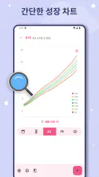 아기 성장 차트 screenshot