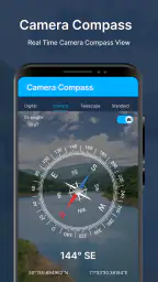안드로이드 디지털 나침반 screenshot