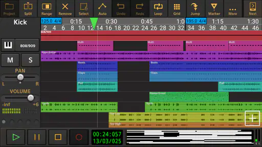 오디오 진화 모바일 스튜디오 screenshot