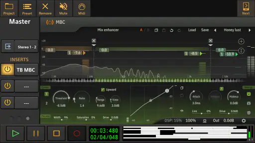 오디오 진화 모바일 스튜디오 screenshot