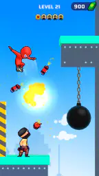 웹 마스터: 스틱맨 슈퍼히어로 screenshot
