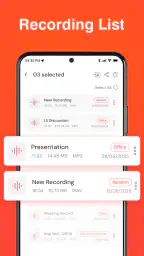 음성 녹음기- 음성 메모 screenshot
