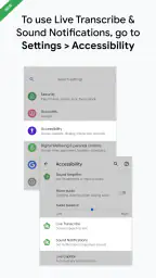음성 자막 변환 및 알림 screenshot