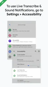 음성 자막 변환 및 알림 screenshot
