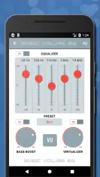 음악 볼륨 EQ 베이스 부스터 및 사운드 부스터 screenshot