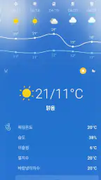 일기 예보 - 라이브 레이더 및 위젯 screenshot