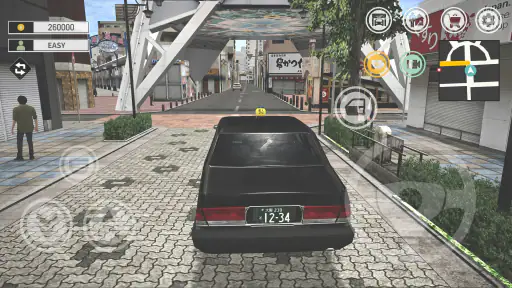 일본 택시 시뮬레이터: 운전 screenshot