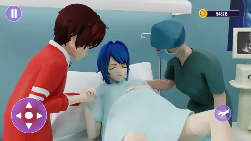 임신 한 엄마 시뮬레이터 : 애니메이션 소녀 가족 생활 screenshot