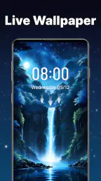 잔물결 및 3D 라이브 배경화면 screenshot
