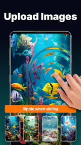 잔물결 및 3D 라이브 배경화면 screenshot