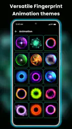 지문 잠금 애니메이션 앱 screenshot