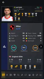 축구 커리어 시뮬레이터 게임 screenshot