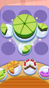 케이크 정렬 - 컬러 정렬 및 병합 퍼즐 게임 screenshot