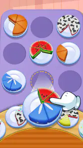 케이크 정렬 - 컬러 정렬 및 병합 퍼즐 게임 screenshot