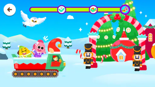 코코비 겨울 놀이 - 어린이 게임,썰매,크리스마스 screenshot
