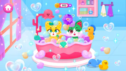 코코비 솜사탕 고양이 - 캔디,아기 동물,돌보기,키우기 screenshot