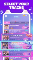 타일 점프 : 뮤직 볼 리듬 & 음악 피아노 음악게임 screenshot
