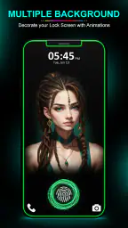 터치 잠금 화면 - 애니메이션 screenshot