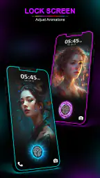 터치 잠금 화면 - 애니메이션 screenshot