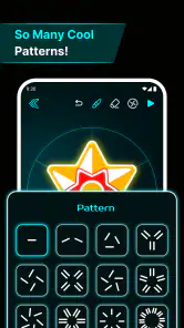 핑거 스피너: 글로우 아트 그리기 screenshot