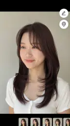 헤어비 : 얼굴형 분석과 가상헤어 체험 screenshot