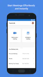 화상 회의 - Web 회의 - TeamLink screenshot