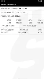 10bii Financial Calculator screenshot