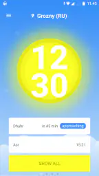 1Muslim: Bønnetider, Azan screenshot