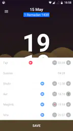 1Muslim: Bønnetider, Azan screenshot