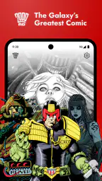 2000 AD Comics and Judge Dredd screenshot
