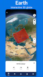 3D Earth Map - Satellite View screenshot