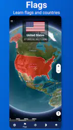 3D Earth Map - Satellite View screenshot