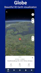 3D Earth Map - Satellite View screenshot