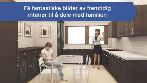 3D kjøkkendesign: interiør app screenshot