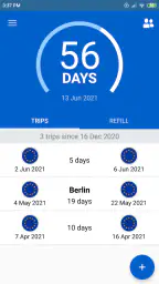 90 Days Schengen screenshot