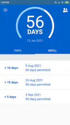 90 Days Schengen screenshot