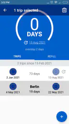 90 Days Schengen screenshot